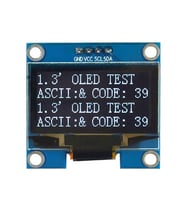 1.3 inch I2C Mavi Oled Lcd Modül SSH1106 DC 3.3V 5V 128x64 Pixel Grafik Lcd Display Ekran
