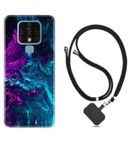 Tecno Camon 16 18P Pova Kılıf Boyun Askılı Silikon Explosive 1734