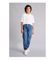 Defacto 26Y801001065 Mavi Erkek Çocuk Jean Pantolon F9711A8/NM28