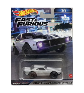 Hot Wheels Premium Fast & Furious 1967 Chevy Camaro Offroad HNW46 HNW47