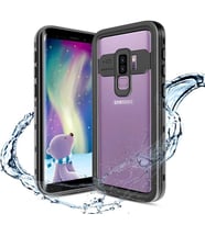 Samsung Galaxy S9 Kılıf Toz Kir Su Geçirmez Kapak (Siyah)