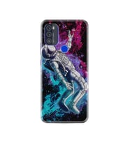 Reeder P13 Blue Max 2021 Kılıf Silikon Desen Astronot Signs 1753
