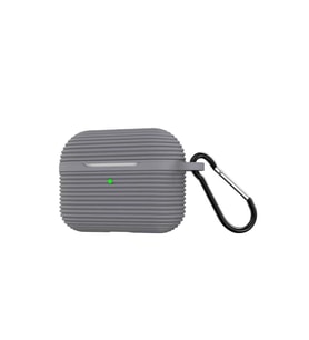Apple Airpods Pro 3 (3.nesil) Raven Silikon Kılıf - Gri