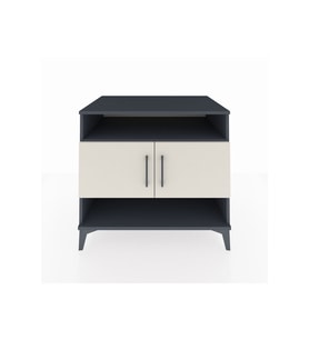 Kronos Şifonyer 3 Raflı 2 Kapaklı 88x59x80 Antrasit-Aytaşı