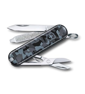 Victorinox   VT 0.6223.942 Çakı Klasik  58 Mm Lacivert Kamuflaj Çakı