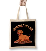 Cute & Funny Chocolate Lab Pun Brown Labrador Dog Bez Çanta Uzun Saplı