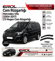 Mercedes Vito Sport Style (2004-2017) 2'li Ön Mugen Cam Rüzgarlığı