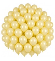 Fil Dişi Renk Lateks Pastel Balon (30 cm) - 50 Adet