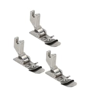 Sanayi Düz Dikiş Makinası Şifon Kenar Çok Amaçlı Temiz Kıvırma Ayağı 1-2-3mm 3 Lü Set