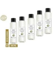 Beyaz Zambak Kolonyası 400 ml Ferahlatıcı Koku, Kalıcı Etki 5 ADET
