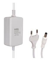 Weko Tottolet 1200 12 Volt - 3.2 Amper 5.5 2.5 Uçlu Yerli Üretim Plastik Kasa Beyaz Masaüstü Adaptör