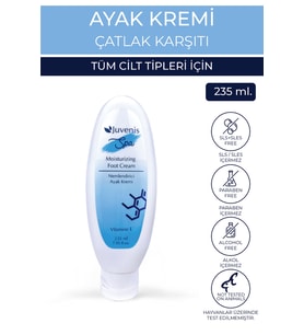 Juvenis Ayak Kremi - Yoğun Nemlendirici Vitamin E Okyanus Esintisi Çatlak Karşıtı Ayak Bakım Kremi 235ml