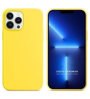 Apple iPhone 15 Pro 6.1'' Liquit Lansman Silikon Sarı