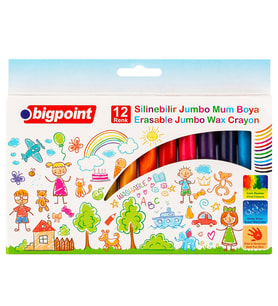 Bigpoint Jumbo Mum Boya(Silinebilir) 12 Renk