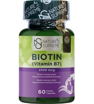 Nature's Supreme Biotin 2500 Mcg 60 Kapsül
