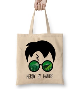Book Lover Gift Ideas Nerdy By Nature Potter Head Bez Çanta Uzun Saplı