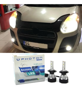 Fiat Doblo D3 Led Xenon Kısa Far Ampulü H7 Access Yeni Seri Beyaz 2010-2015