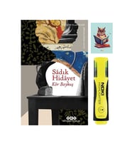 Kör Baykuş - Sadık Hidayet 9789750803024 - Sarı Fosforlu Kalem - Not Defterli Seti (Renksiz)