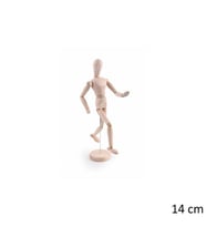 Ahşap Model Mankeni İnsan Figürü 14 cm. 