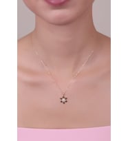 ÇELİKOĞLU KUYUMCULUK 8 AYAR ALTIN KAR TANESİ KOLYE 1,85 GR