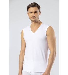 Cacharel Spor Atlet Erkek V Yaka (Beyaz)