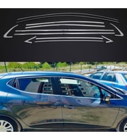 Renault Clio 4 Krom Cam Çıtası Tamtur
