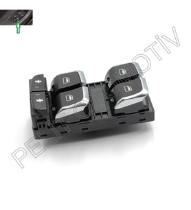Audi Q3 (2012-2018) Sol Dörtlü Cam Açma Düğmesi 4G0959851