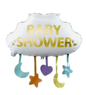 Sarkaçlı Baby Shower Bulut Folyo Balon 1 Adet