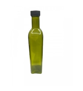 500 ml yeşil dorika şişe, 12 adet, cam şişe, zeytinyağı şişesi, yağ şişesi, dorika şişe