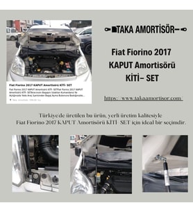 Fiat Fiorino 2017 KAPUT Amortisörü KİTİ- SET