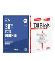 Ünlü Yayıncılık TYT Fizik Best Peak 30 lu Denemesi ve AKM Dil Bilgisi Soru Bankası Seti 2 Kitap