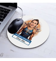 Kişiye Özel Hediye Karikatürlü En İyi Kadın Jimnastikçi Mousepad