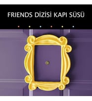 Friends Dizi Monica Kapı Çerçevesi Kapı Süsü 15 Cm