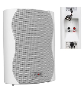 Magicvoice F-LHY5S 5.25 İnç 13.5 Cm Hat Trafolu Duvar Tipi Sütun Okul Cami Hoparlör 20W RMS 180W Peak MP3 USB Uyumlu