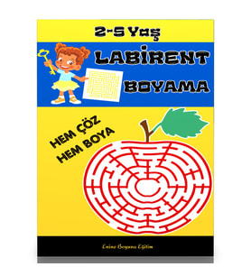 2-5 Yaş Labirent Boyama Kitabı