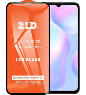 Xiaomi Redmi 9A Ekran Koruyucu 21D Tam Kaplayan Kavisli