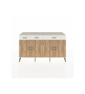 Kronos Konsol 4 Raflı 3 Çekmeceli 4 Kapaklı 176x59x99 Aytaşı-Çam/Aytaşı