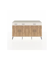Kronos Konsol 4 Raflı 3 Çekmeceli 4 Kapaklı 176x59x99 Aytaşı-Çam/Aytaşı