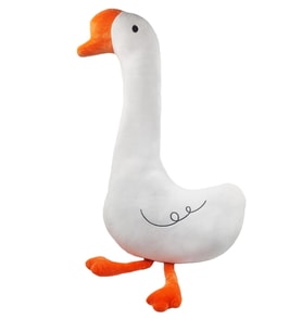84cm Kaz Peluş Pofuduk Kaz - Peluş Yastık Kaz Yastık