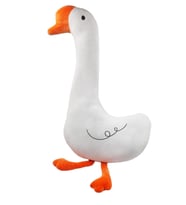 84cm Kaz Peluş Pofuduk Kaz - Peluş Yastık Kaz Yastık