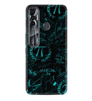 Tecno Spark 7 Pro Kılıf Silikon Desen Özel Seri Pi 1701