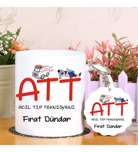 ATT Kupa Bardak ve Anahtarlık Hediye Seti (Model 1)