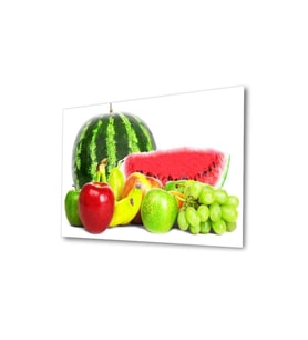 Miyrem Glasses Collection -A1^#  Meyveler Cam Tablo (Çok Renkli)