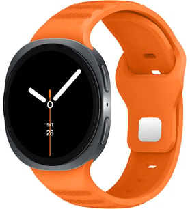 Samsung Galaxy Watch 9/8 (40mm/44mm) ve Watch 8 Classic (46mm) ile Uyumlu Konforlu ve Yumuşak Rugged Silikon Kordon