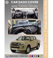 ISUZU D-MAX RT50 KASA (2012-2019) Torpido Örtüsü Ön Göğüs Koruma Torpido Koruma Tam Uyum Uv Koruma