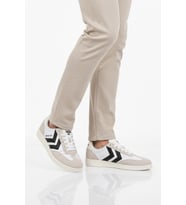 Hummel Beyaz Kaymaz Süet Detaylı Esnek Hafif Unisex Sneaker 227912 VM78 CPH RS (Beyaz-Siyah)