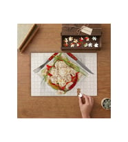 Çin Mantısı - Acı Biberler Tasarımı 240 parça Ahşap Puzzle Ahşap Kutuda MP01890