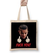Stranger Things Eleven Fuck You Bez Çanta Uzun Saplı