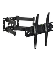 Vontech 39-65 İnç Kilitli Hareketli Lcd Led Tv Duvar Askı Aparatı 99-160 Ekran Arası Tüm Modellere Uyumlu 40 Kg Taşır