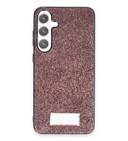 Northcity Samsung Galaxy A55 5G ile Uyumlu Bright Simli Kapak - Derin Mor